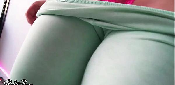 Horny Fitness Babe Loves Sucking My Cock and Making Me Cum in Her Panties